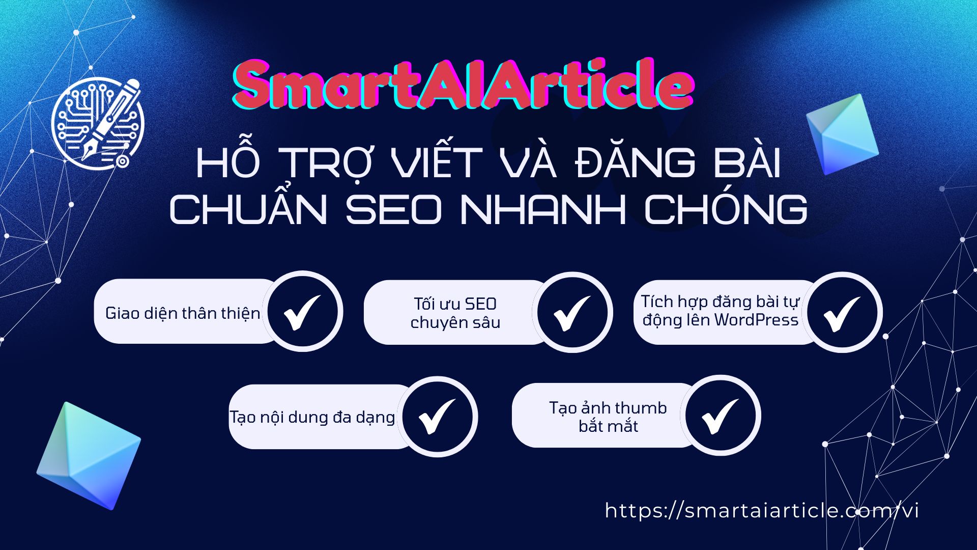 Smaraiarticle hỗ trợ viết và đăng bài chuẩn SEO nhanh chóng